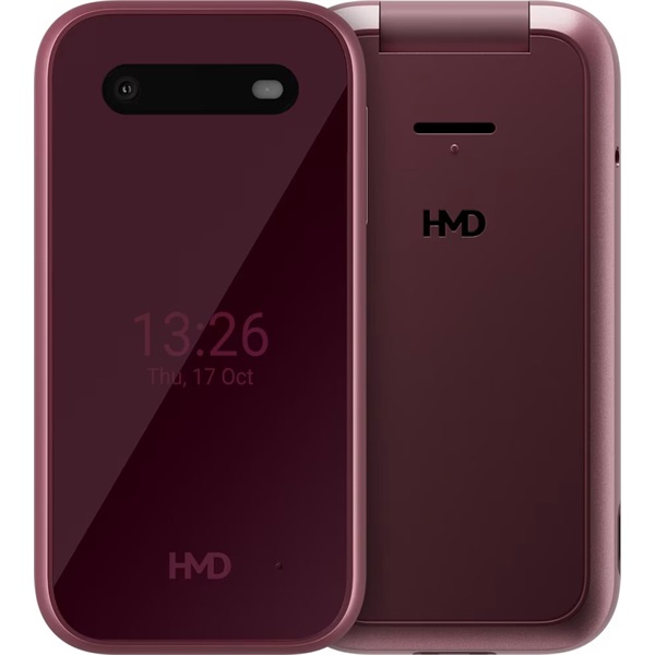 HMD 2660 FLIP 4G TA-1711 2,8" DualSIM  mobiltelefon Piros