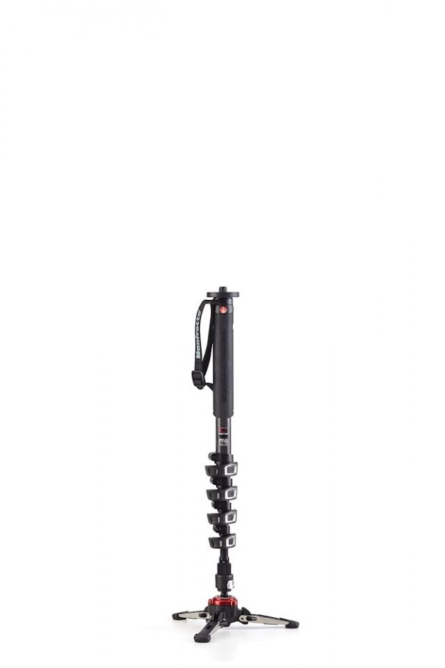 Manfrotto XPRO videó monopod karbon, 5 szekciós, fluidtech talp (MVMXPROC5)