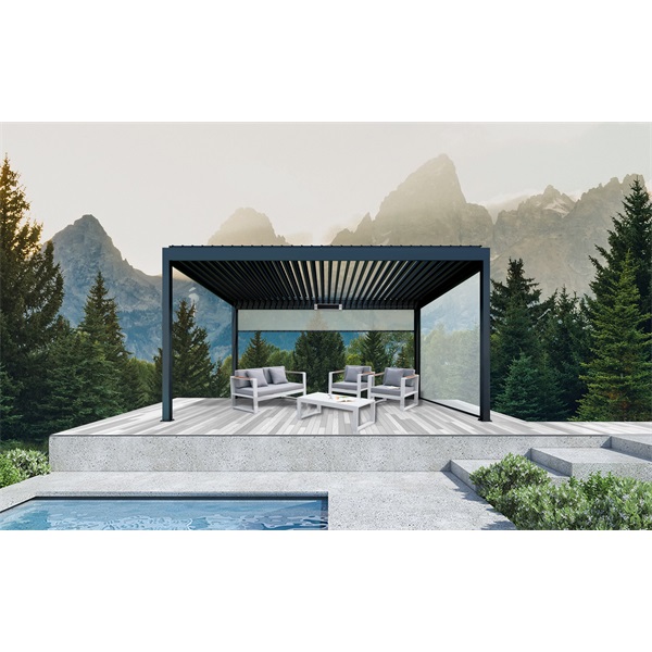 IRIS PS-104WH fehér pergola oldalfal 4 m IRIS PS-104WH fehér pergola oldalfal 4 m