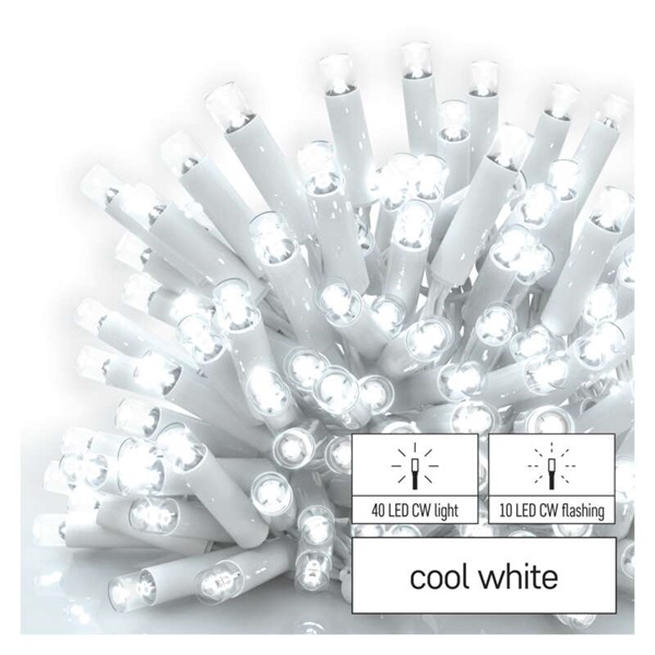 Emos D2CC04 jégcsap 3M 50LED IP44 hidegfehér időzítővel CNT PRO - fényfüzér Emos D2CC04 jégcsap 3M 50LED IP44 hidegfehér időzítővel CNT PRO - fényfüzér