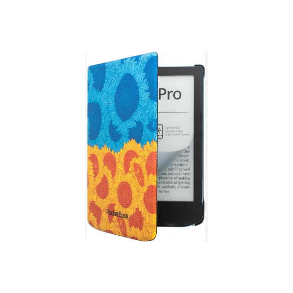 POCKETBOOK e-book tok   PB629, PB634 gyári Tok sunflower print