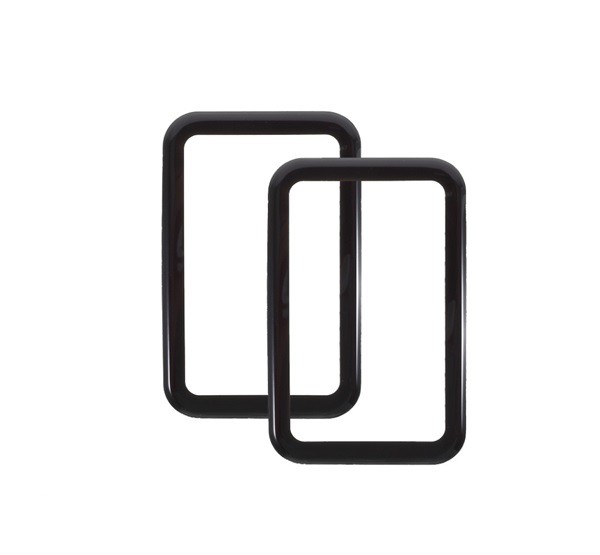 Képernyővédő üveg 2db (karcálló, 0.3mm, 9H, NEM íves) FEKETE [Honor Watch ES]