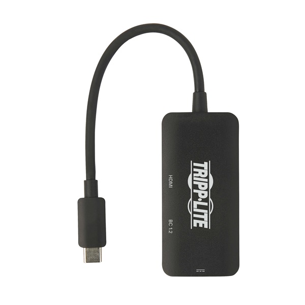 TRIPP LITE USB-C adapter, multiport, HDMI 4K 60Hz, 4:4:4, HDR, USB-A, 100W PD töltés, fekete TRIPP LITE USB-C adapter, multiport, HDMI 4K 60Hz, 4:4:4, HDR, USB-A, 100W PD töltés, fekete