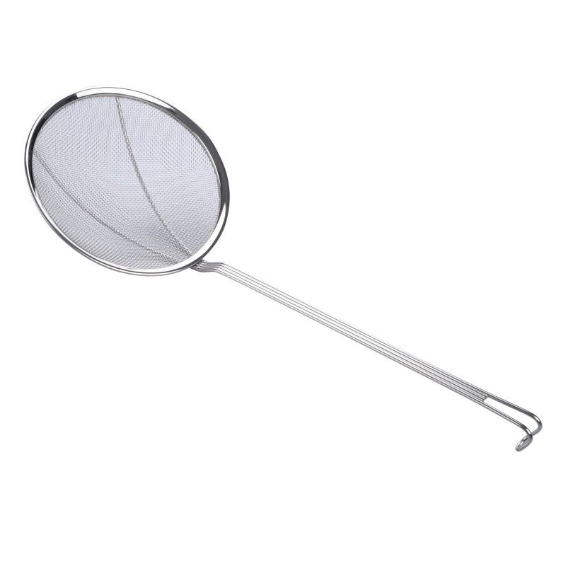 Zokura 14cm átmérőjű rozsdamentes acél szűrőkanál (Z-1267)