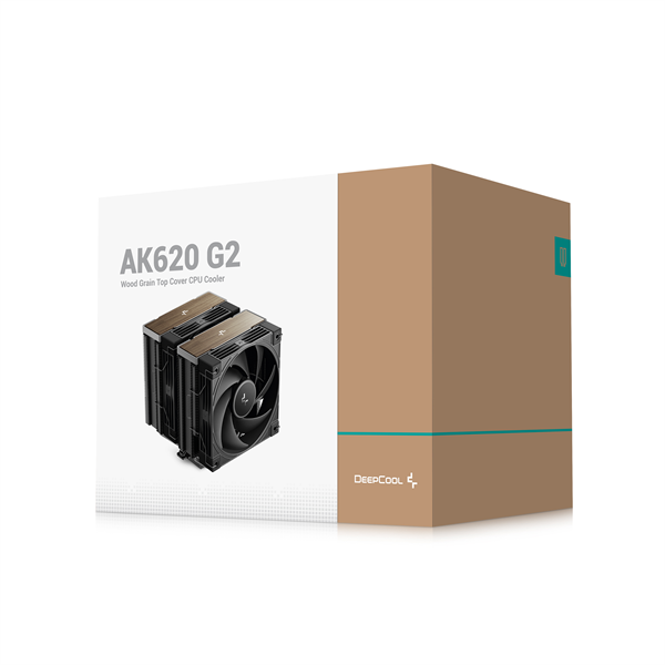 DeepCool   AK620 G2 28 dB  max, 98,13 m3/h 4pin csatlakozó  6 db heatpipe  2x12cm PWM CPU Cooler