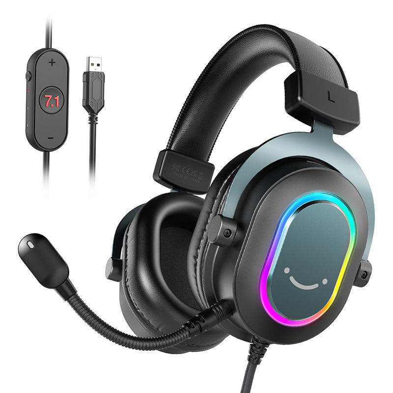 Fifine H6 gaming fejhallgató Fekete
