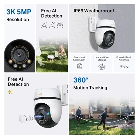 TP-Link Tapo C530WS Outdoor Pan/Tilt Security Wi-Fi kamera