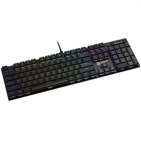 Canyon GK-55 HU Cometstrike US fekete vezetékes mechanikus billentyűzet Canyon GK-55 HU Cometstrike US fekete vezetékes mechanikus billentyűzet