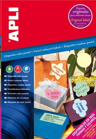 APLI 210x297 mm etikett, pasztell rózsaszín 20 darab (LCA11846) APLI 210x297 mm etikett, pasztell rózsaszín 20 darab (LCA11846)