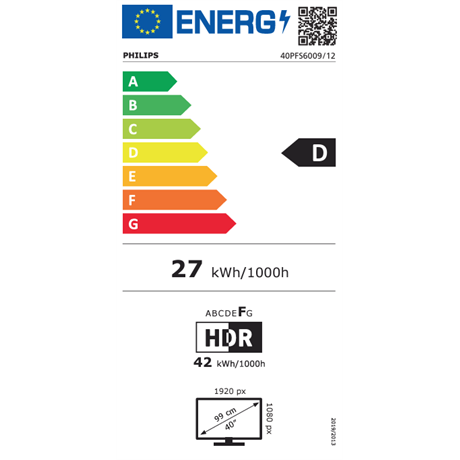 Philips 40PFS6009/12 FHD LED SMART TV