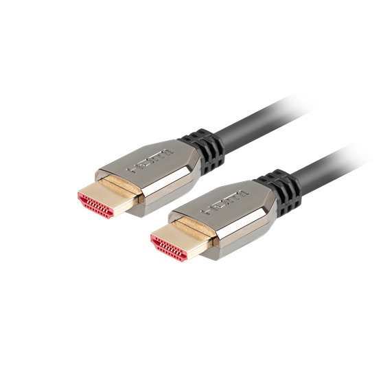 Lanberg HDMI M/M V2.1 kábel 1.8 méter, 8K@60HZ fekete