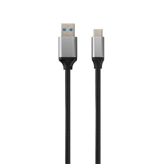 AVAX CB301G STEELY USB A-Type C 60W 1,5m 3A gyorstöltő kábel acélszürke AVAX CB301G STEELY USB A-Type C 60W 1,5m 3A gyorstöltő kábel acélszürke