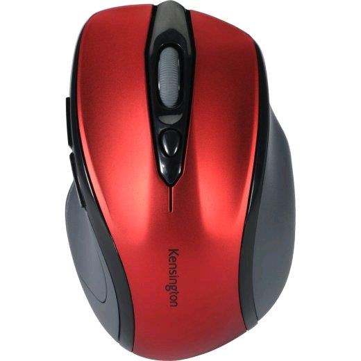 Kensington Pro Fit Mid-Size vezeték nélküli optikai egér fekete-piros (K72422WW) Kensington Pro Fit Mid-Size vezeték nélküli optikai egér fekete-piros (K72422WW)