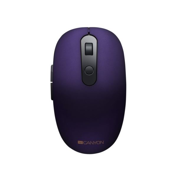 Canyon CNS-CMSW09V vezeték nélküli (2.4 GHz és Bluetooth) optikai egér lila Canyon CNS-CMSW09V vezeték nélküli (2.4 GHz és Bluetooth) optikai egér lila
