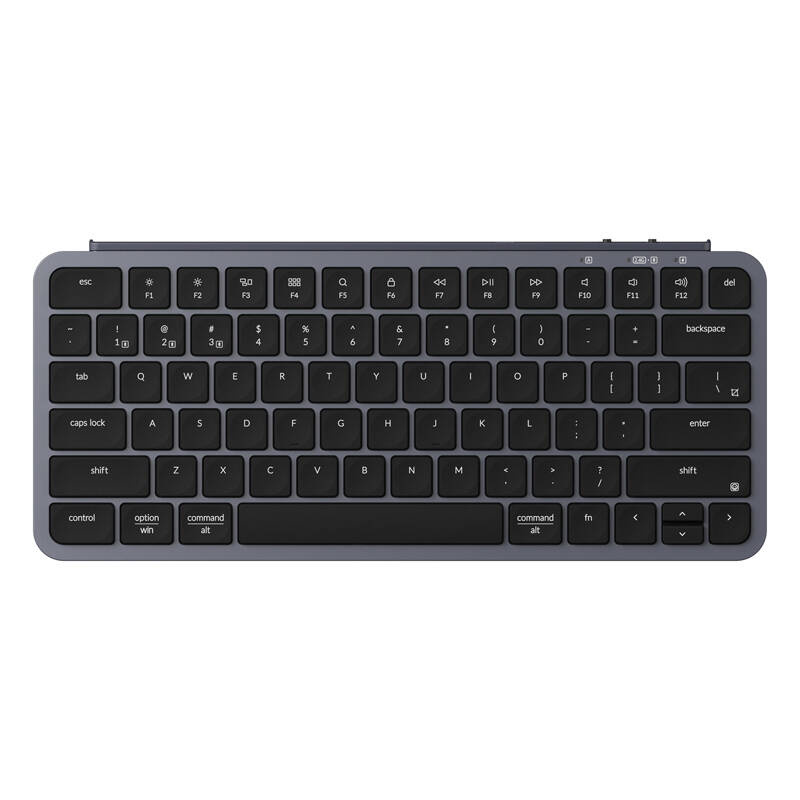 Keychron B1 Pro Ultra-Slim vezeték nélküli billentyűzet szürke US 