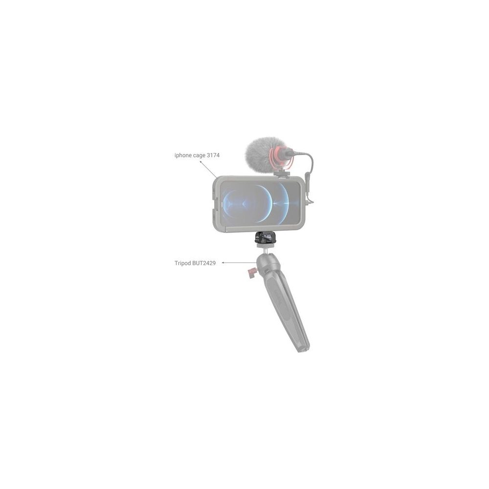 SMALLRIG Drop-in HawkLock Universal mini Quick Release Clamp and Plate  