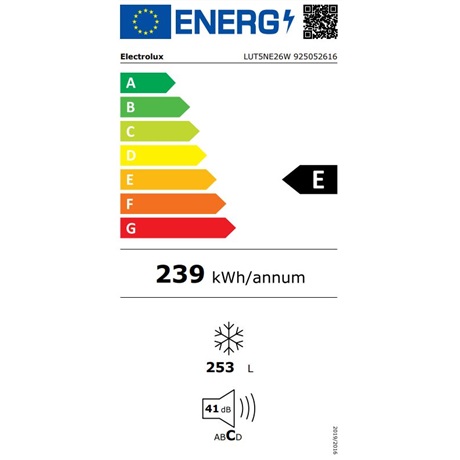 Electrolux LUT5NE26W Fagyasztószekrény