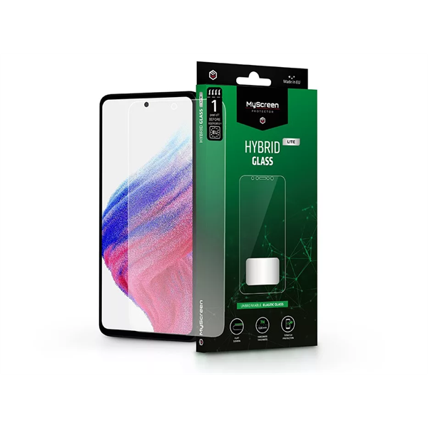 MYSCREEN PROTECTOR SAMSUNG A525F GALAXY A52/A52 5G/A52S/A53 RUGALMAS ÜVEG KÉPERNYŐVÉDŐ FÓLIA - TRANSPARENT MYSCREEN PROTECTOR SAMSUNG A525F GALAXY A52/A52 5G/A52S/A53 RUGALMAS ÜVEG KÉPERNYŐVÉDŐ FÓLIA - TRANSPARENT
