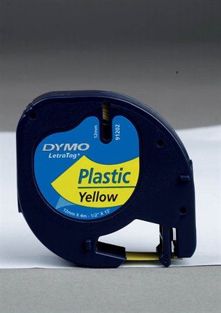 DYMO "Letratag" feliratozógép szalag 12 mm x 4 m sárga (GD59423) DYMO "Letratag" feliratozógép szalag 12 mm x 4 m sárga (GD59423)