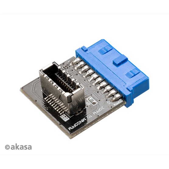  Akasa AK-CBUB51-BK USB3.1 19-pin motherboard header 