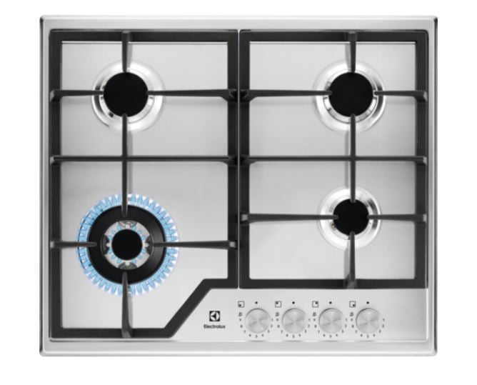 Electrolux KGS64362SX beépíthető önálló gázfőzőlap Electrolux KGS64362SX beépíthető önálló gázfőzőlap