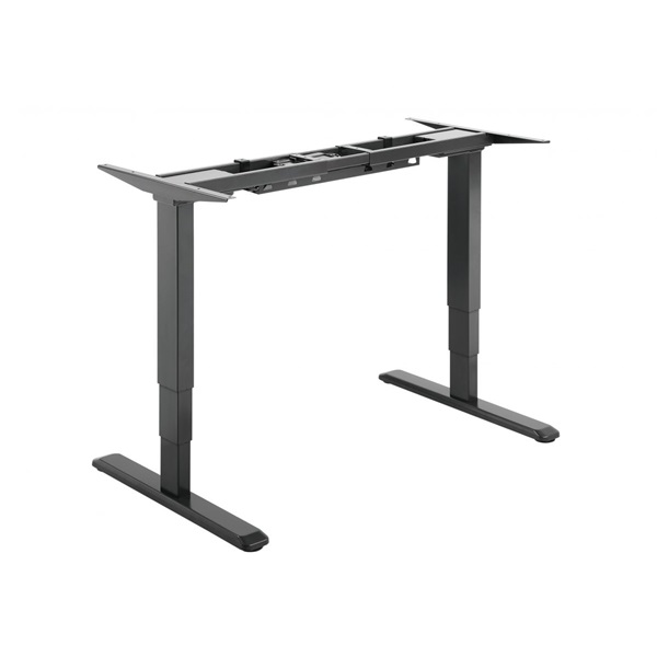Equip    650805  Dupla motor  állítható magasság: 62cm-128cm Max.:125kg Motoros Asztal láb Fekete 