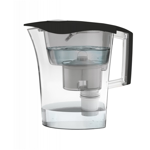 Laica Predator vízszűrő kancsó Germ-STOP baktériumszűrő betéttel fekete (UFSAB02)