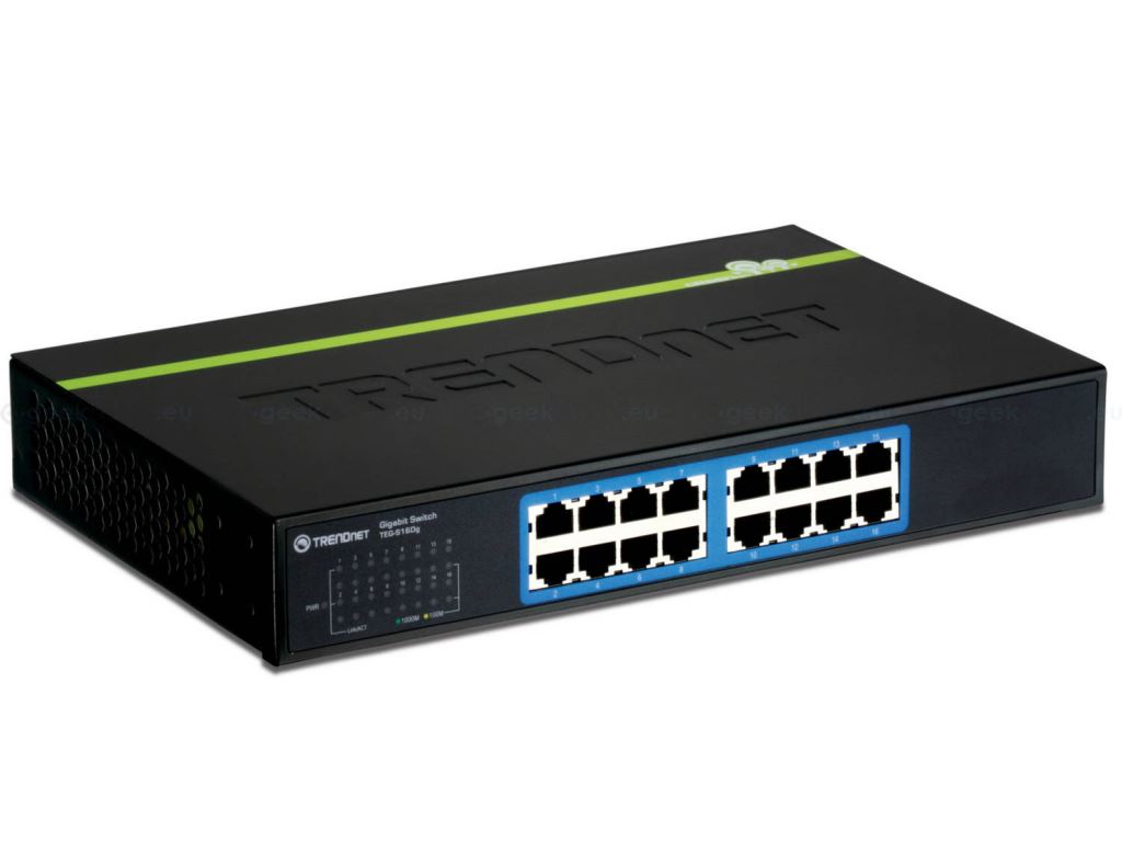TRENDnet 10/100/1000Mbps Switch 16 port GREENnet 19" (TEG-S16DG) TRENDnet 10/100/1000Mbps Switch 16 port GREENnet 19" (TEG-S16DG)