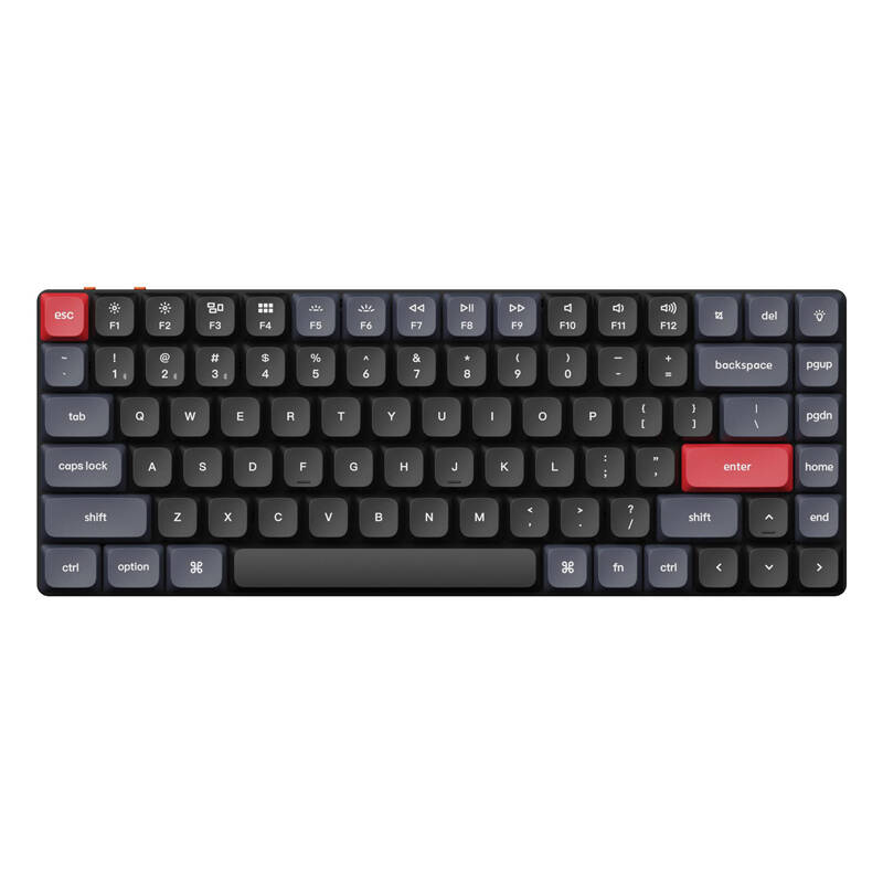 Keychron K3 Pro Brown Switch vezeték nélküli, alacsony profilú mechanikus billentyűzet (fekete) [K3P-A3].