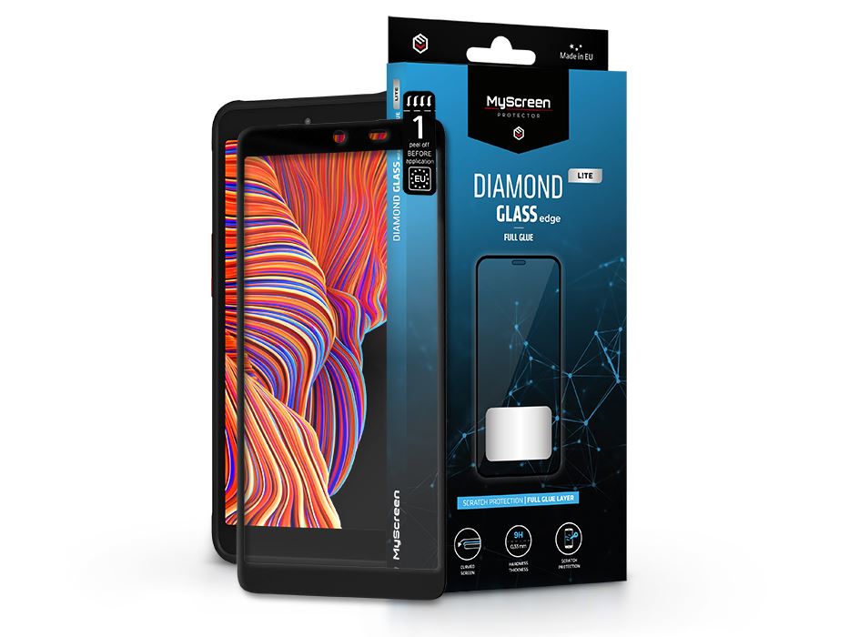MyScreen Protector Diamond Glass Lite Edge2.5D Full Glue Samsung G525F Galaxy Xcover 5 edzett üveg kijelzővédő fekete kerettel (LA-2024) MyScreen Protector Diamond Glass Lite Edge2.5D Full Glue Samsung G525F Galaxy Xcover 5 edzett üveg kijelzővédő fekete kerettel (LA-2024)