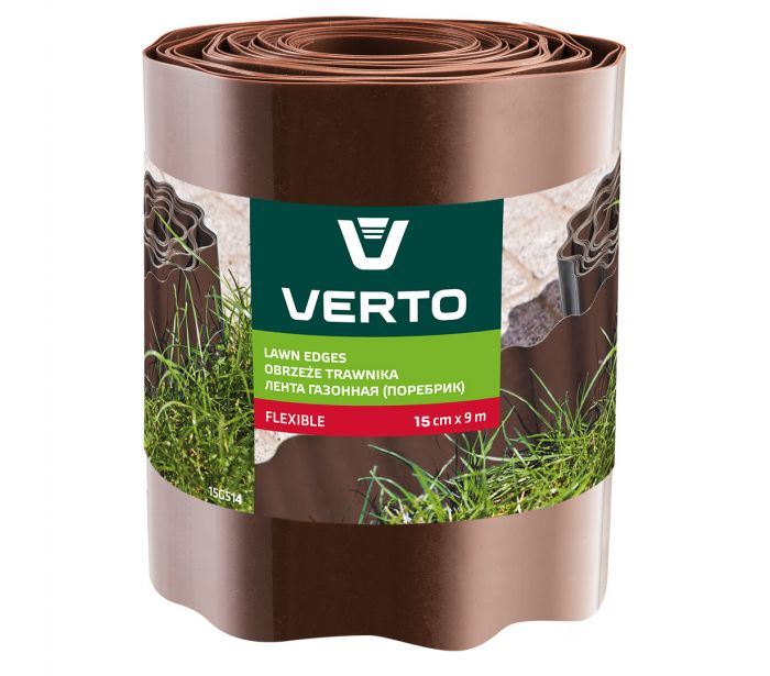 Verto 15G514 Ágyásszegély 15cm 9m barna Verto 15G514 Ágyásszegély 15cm 9m barna
