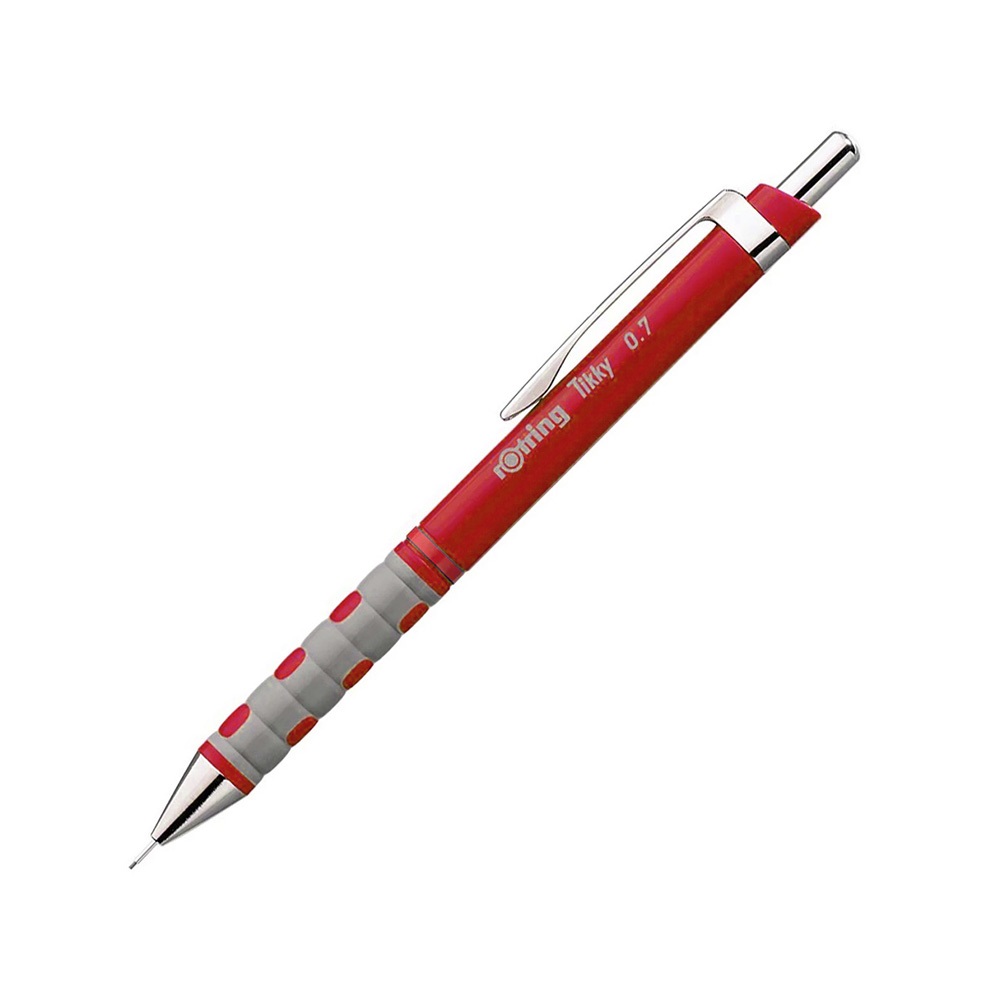 Rotring Nyomósirón 0,7mm, piros test,  Tikky (NRR1904507)