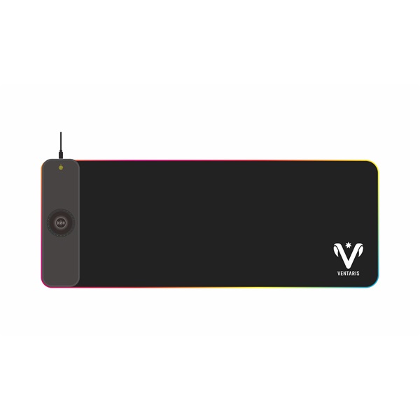 Ventaris VMP911-SXXL Quasar Fibra RGB világítású egérpad vezeték nélküli töltővel Ventaris VMP911-SXXL Quasar Fibra RGB világítású egérpad vezeték nélküli töltővel