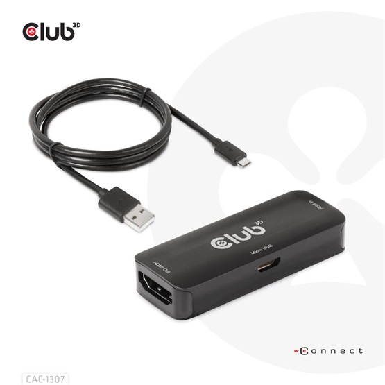  Club3D HDMI Active 4K60Hz Repeater F/F Adapter