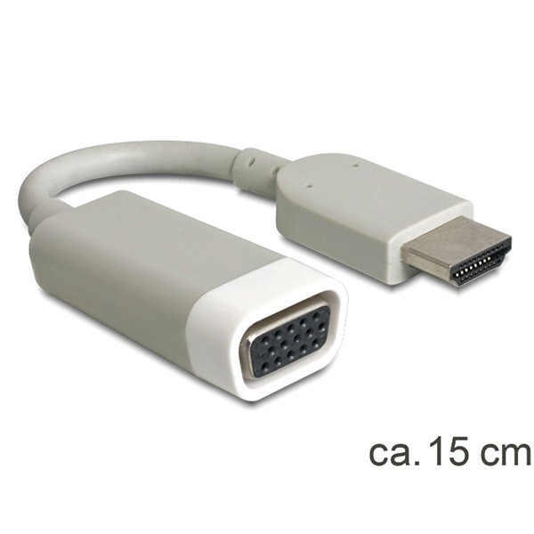 Delock 65469 HDMI-A male > VGA female adapter 15cm