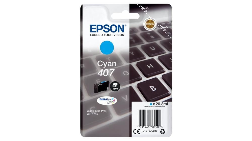 Epson WF-4745 szériához tintapatron L cián (C13T07U240) Epson WF-4745 szériához tintapatron L cián (C13T07U240)