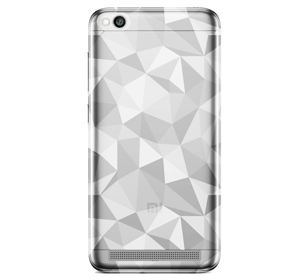 Szilikon telefonvédő (3D, gyémánt minta) ÁTLÁTSZÓ [Xiaomi Redmi 5A]
