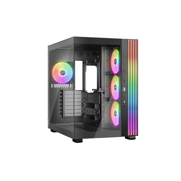 Be Quiet! LIGHT BASE 600 LX Black ATX edzett üveg oldallap fekete Számítógépház Be Quiet! LIGHT BASE 600 LX Black ATX edzett üveg oldallap fekete Számítógépház