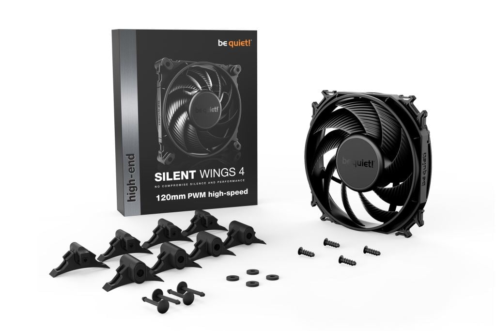 Be Quiet Silent Wings 4 120mm PWM high-speed hűtő ventilátor (BL094) Be Quiet Silent Wings 4 120mm PWM high-speed hűtő ventilátor (BL094)