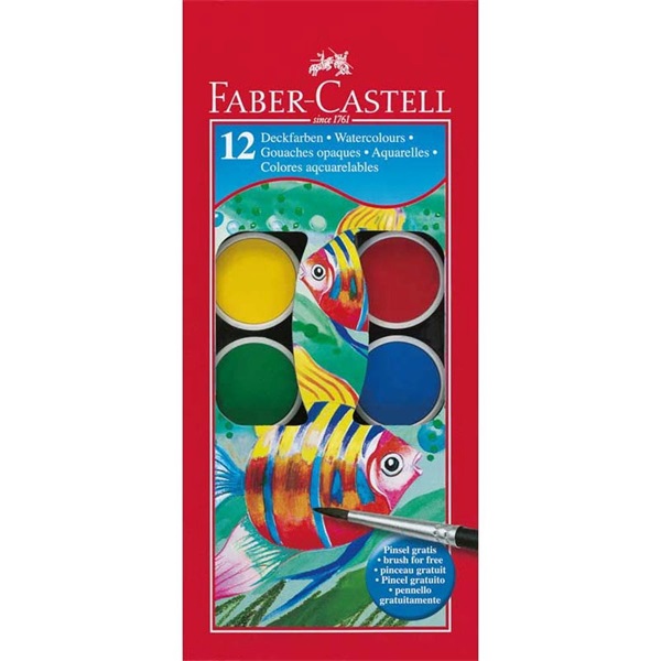 Faber-Castell vízfesték szett 12db-os (125012)