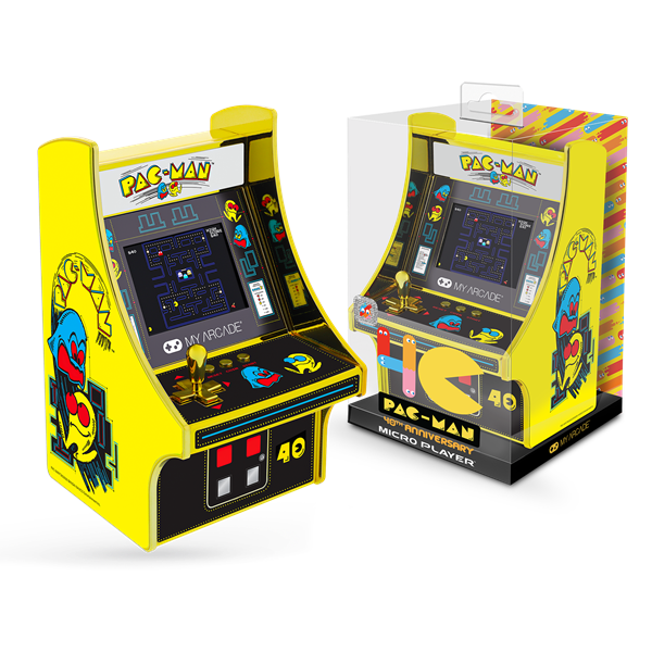 MY ARCADE Pac-Man 40th Anniversary Micro Player Hordozható