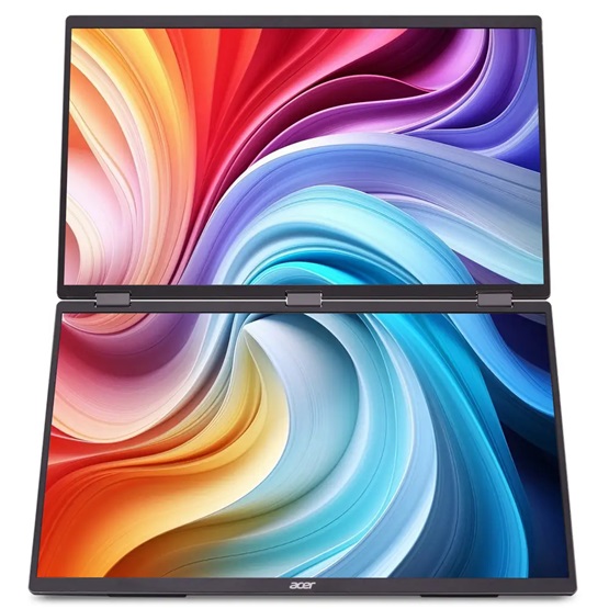 Acer 23,8" PD243YEbmiuux Dual Portable ZeroFrame FHD IPS  100Hz  Monitor