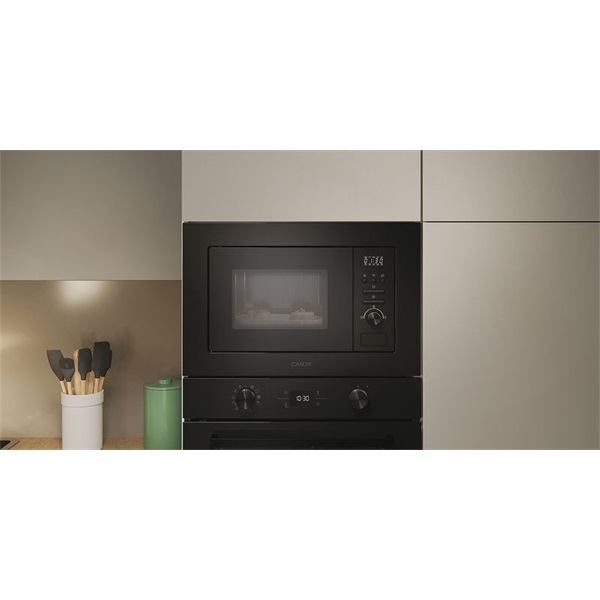Candy CA20FMW7NB 1000W, 20literes, fekete, beépíthető,  mikrohullámú sütő