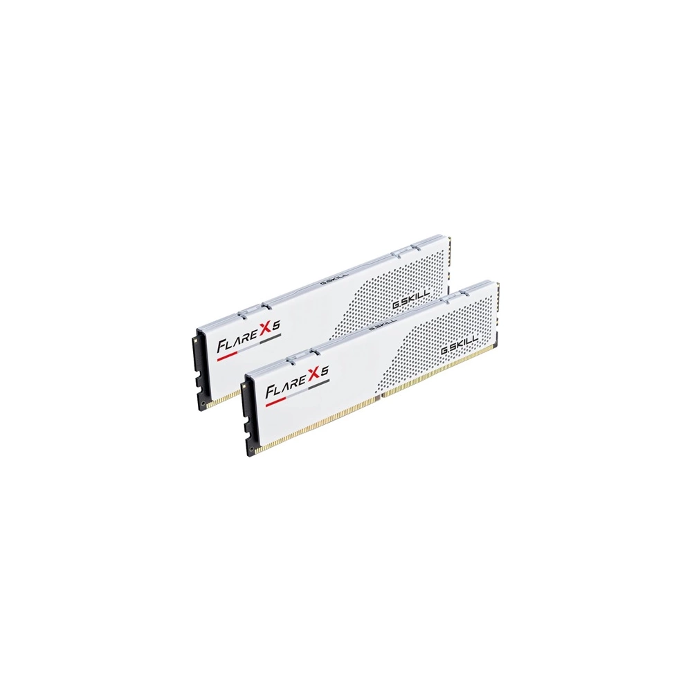G.SKILL Flare X5 DDR5-6400Mhz CL32-40-40-102 1.40V 32GB Kit2 (2x16GB)AMD Memória EXPO Fehér