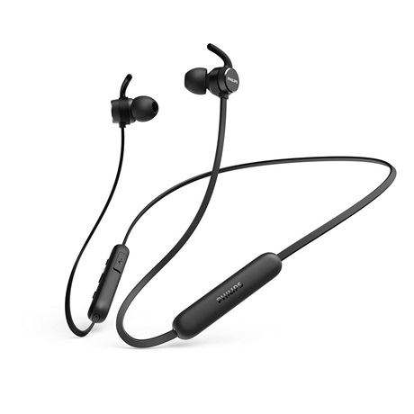 Philips TAE1205BK/00 IN-ear vezeték nélküli fülhallgató mikrofonnal fekete Philips TAE1205BK/00 IN-ear vezeték nélküli fülhallgató mikrofonnal fekete