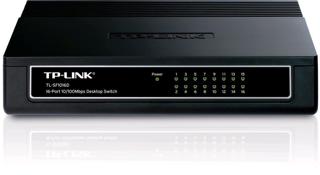 TP-Link TL-SF1016D 10/100Mbps 16 portos switch TP-Link TL-SF1016D 10/100Mbps 16 portos switch