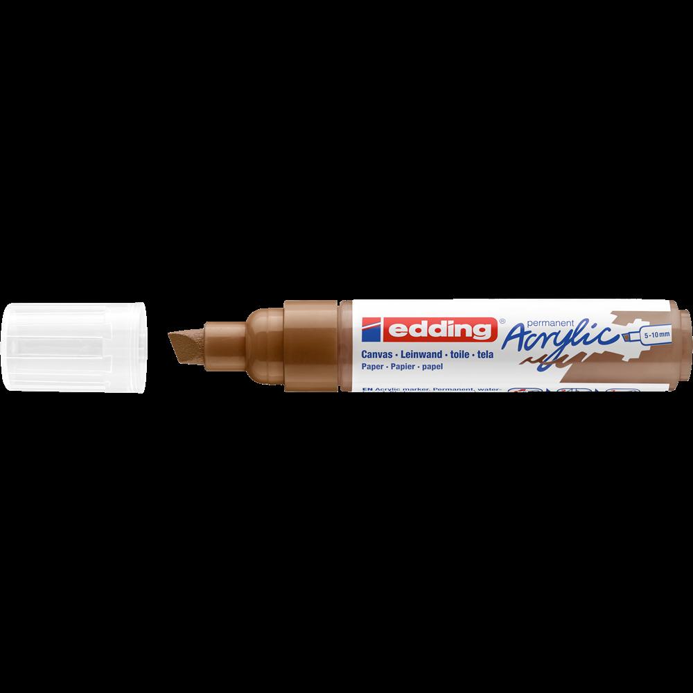 Edding Akril marker 5-10mm,  5000 pasztell mogyoró (7580244015)