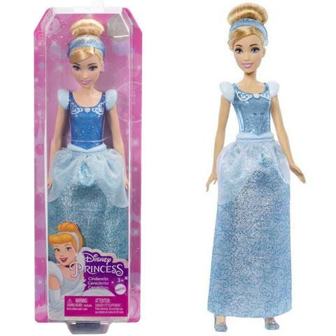 Mattel Disney Hercegnők: csillogó Hamupipőke hercegnő baba (HLW06)