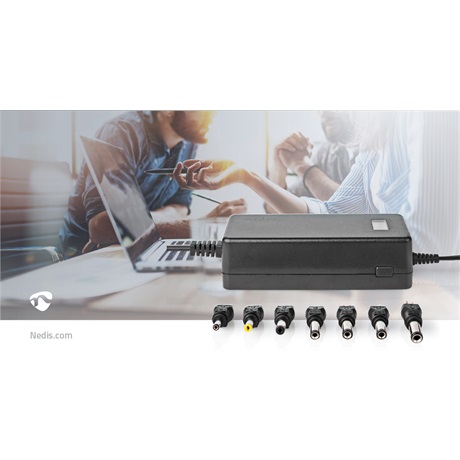 Nedis univerzális notebook adapter 36W 5-24V 2,4-3A 7fej (ACPA105)