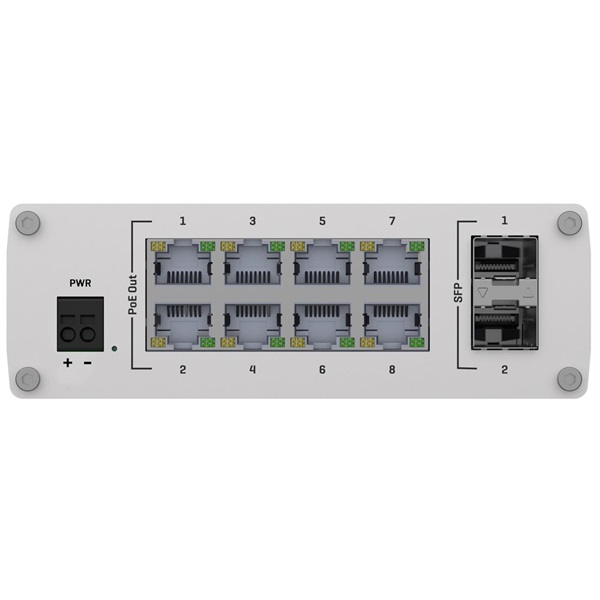Teltonika TSW200000010 8x GbE PoE LAN 2x SFP port nem menedzselhető PoE+ switch Teltonika TSW200000010 8x GbE PoE LAN 2x SFP port nem menedzselhető PoE+ switch